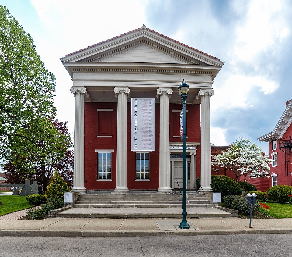 Exterior of Arnot Art Museum in Elmira, photographed in 2019.