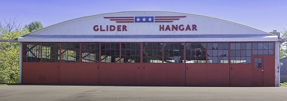The motorless flight facility at Harris Hill near Elmira, photographed in 2024.